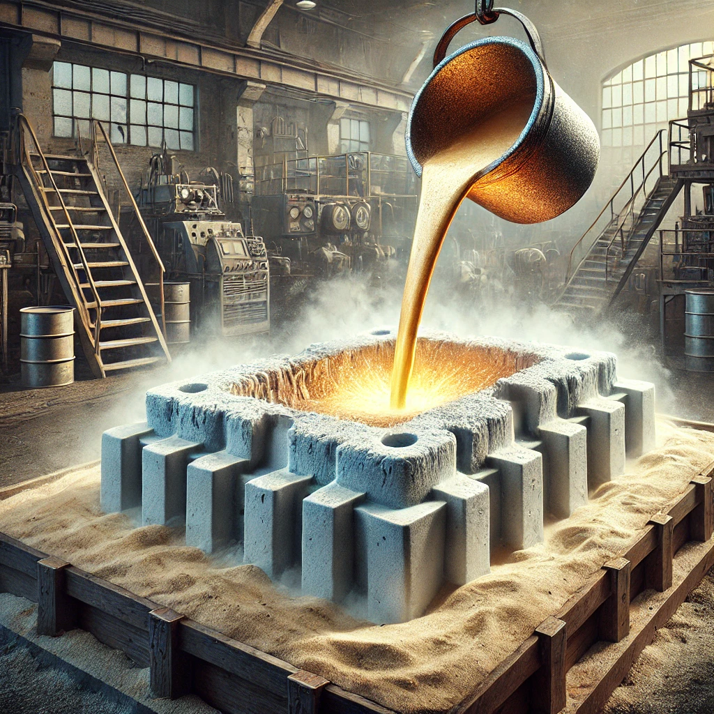 Лиття з металу методом ЛГМ